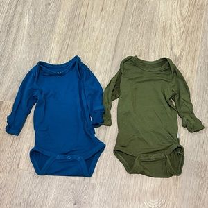 EEUC NB kyte baby long sleeve bodysuits